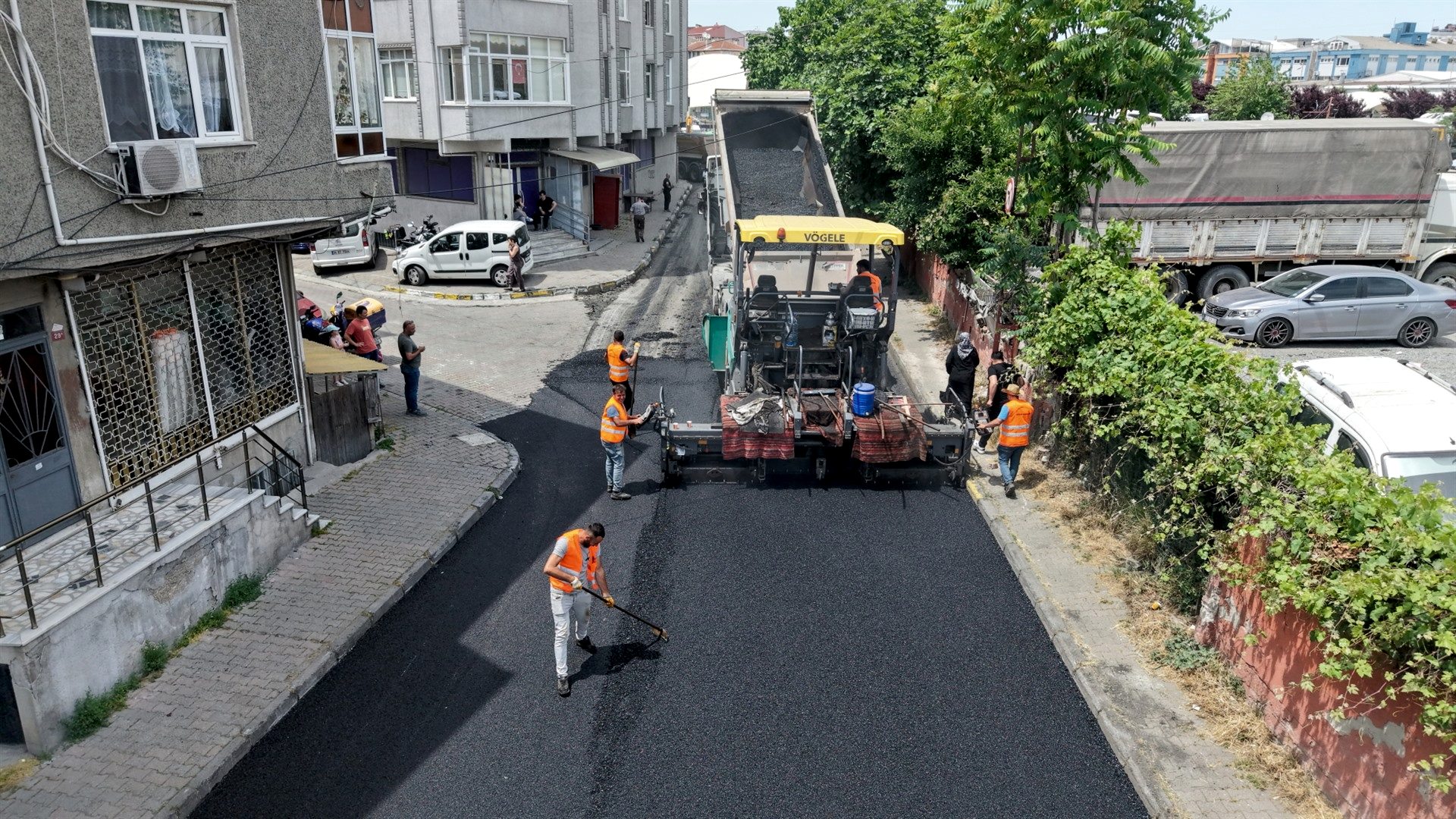 ASFALT ÇALIŞMALARI DEVAM EDİYOR